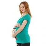 03 153 Women Pregnancy Tshirt with Dili ki chat dilado Printed Design