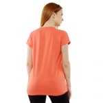 04 164 Women Pregnancy Tshirt with Flying baby zip Printed Design