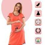 1 444 Women's Pregnancy Tunic Clothes Nightshirt comming soon Top Printed Design
