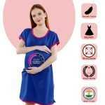 1 488 Women's Pregnancy Tunic Clothes Nightshirt Baby loarding Printed Design