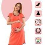 1 620 Women's Pregnancy Tunic Clothes Nightshirt Ganesha Top Printed Design