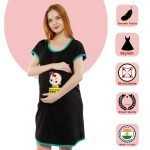 1 678 Women's Pregnancy Tunic Clothes Nightshirt Gaye hath Top Printed Design
