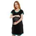 1a 488 Women's Pregnancy Tunic Clothes Nightshirt Water melon Top Printed Design