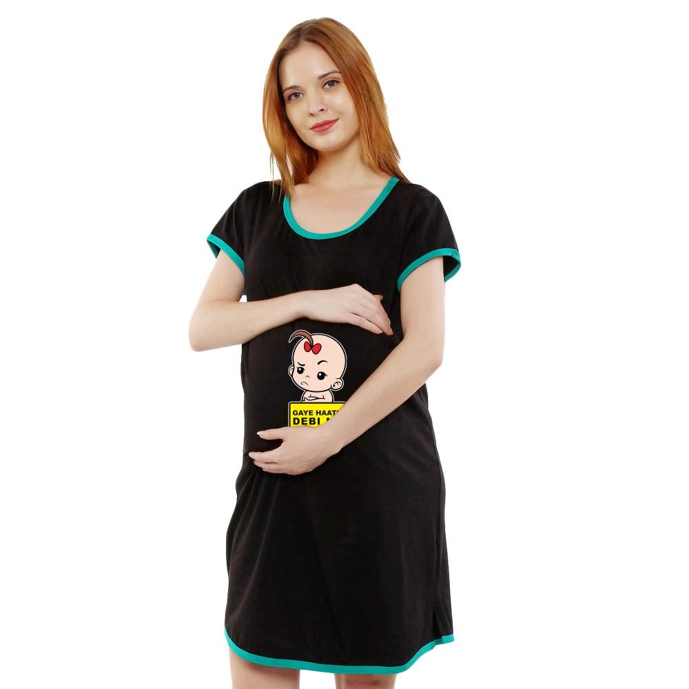 1a 731 scaled Women's Pregnancy Tunic Clothes Nightshirt Gaye hath Top Printed Design
