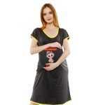 1a 749 Women's Pregnancy Tunic Clothes Nightshirt Oru bonda parcel Top Printed Design