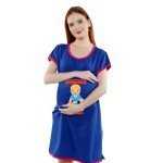 1a 800 Women's Pregnancy Tunic Clothes Nightshirt Parathe wali se Top Printed Design