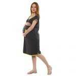 2 655 Women's Pregnancy Tunic Clothes Nightshirt Baby foor steps Top Printed Design