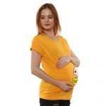 3 301 Women Pregnancy Tshirt with Gayehath Printed Design