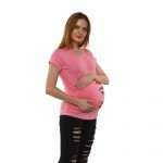 3 316 Women Pregnancy Tshirt with Bonda Printed Design