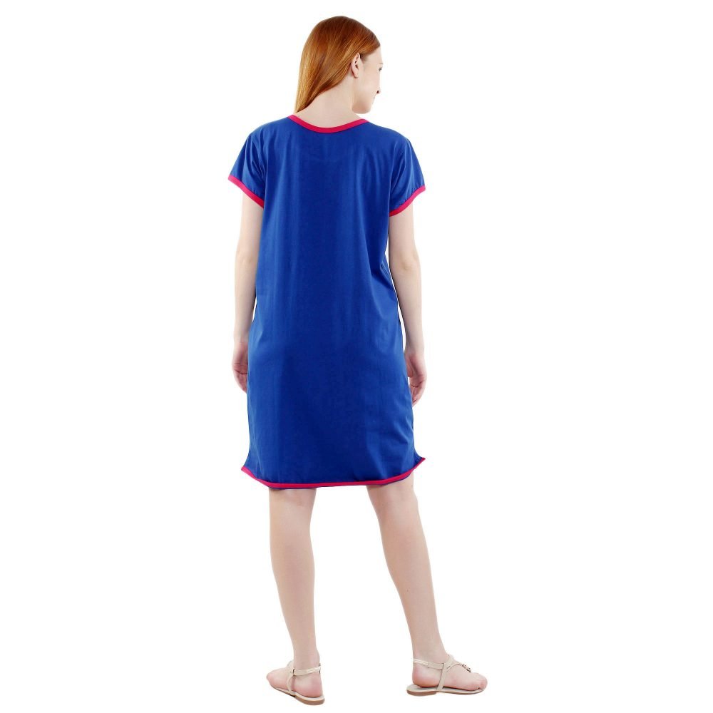 4 837 Women's Pregnancy Tunic Clothes Nightshirt Flying baby zip Top Printed Design