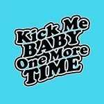 6 512 KICK ME BABY ONE MORE TIME - Women's Maternity Top Tunic Pregnancy Clothes Nightshirt Printed Design Round Neck Half Sleeves - Perfect Gift for Next Mom to Be