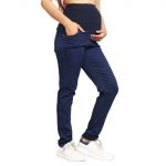 3 Women Pregnancy Denim Leggings Pants Over-Belly Design and Elastic Waistband