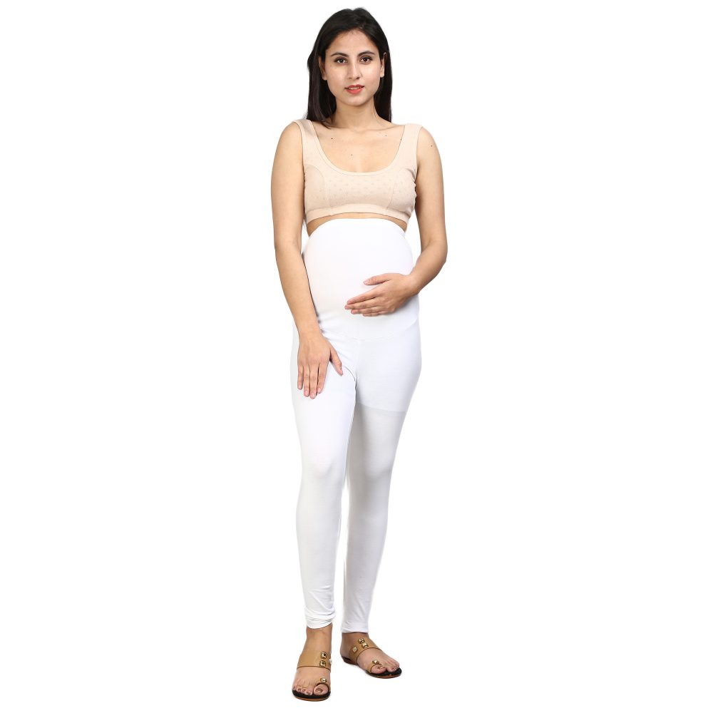 YY8A2564 Maternity Leggings for Women -Pregnancy Pants Over-Belly Design and Elastic Waistband -Ideal Gift for Women and All Mums-to-Be
