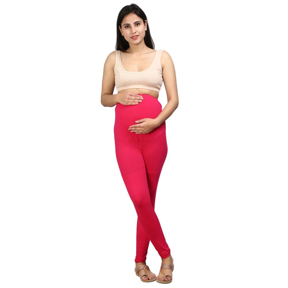 YY8A2585 Maternity Leggings for Women -Pregnancy Pants Over-Belly Design and Elastic Waistband -Ideal Gift for Women and All Mums-to-Be