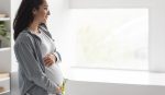 side view pregnant woman holding her belly home with copy space Tips To Tackle Gestational Diabetes