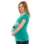 03 124 Women Pregnancy feeding Tshirt with Idli Printed Design