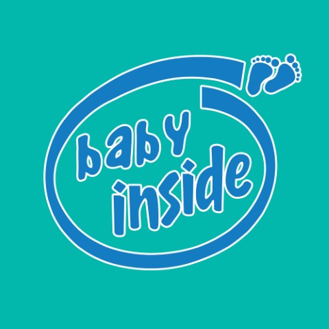 06 211 Women Pregnancy feeding Tshirt with BabyInside Printed Design