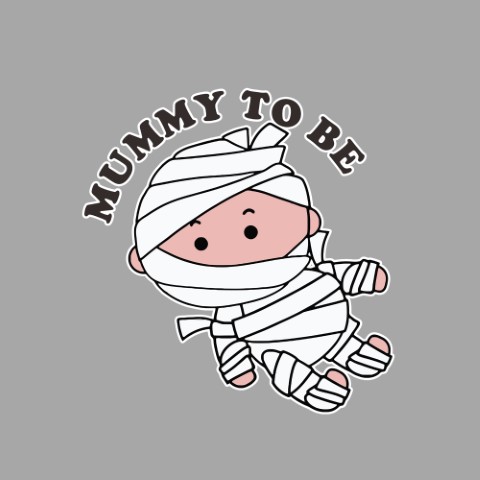 06 234 Women Pregnancy feeding Tshirt with Mummy to be Printed Design