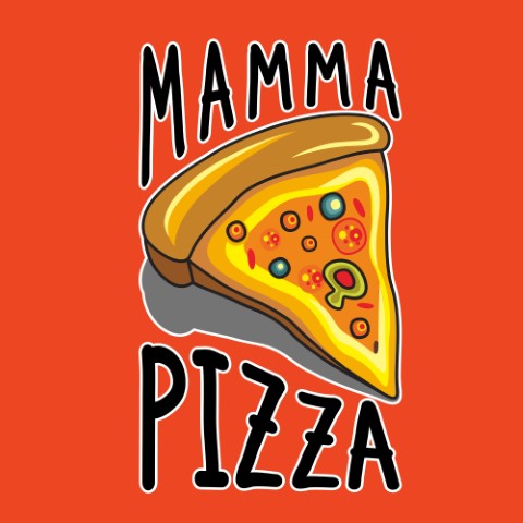 06 293 Women Pregnancy feeding Tshirt with Ma pizza Printed Design