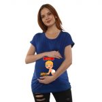 1 1009 Women Pregnancy feeding Tshirt with Carving for fish Printed Design