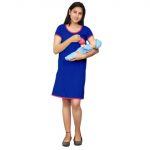 1 216 Women Pregnancy feeding tunic top with Baby with Shield Printed Design