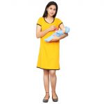 1 277 Women Pregnancy feeding tunic top with Baby on board Printed Design