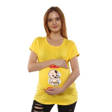 Women Pregnancy feeding Tshirt with Amma Churumuri Printed Design |  SillyBoom Maternity Store