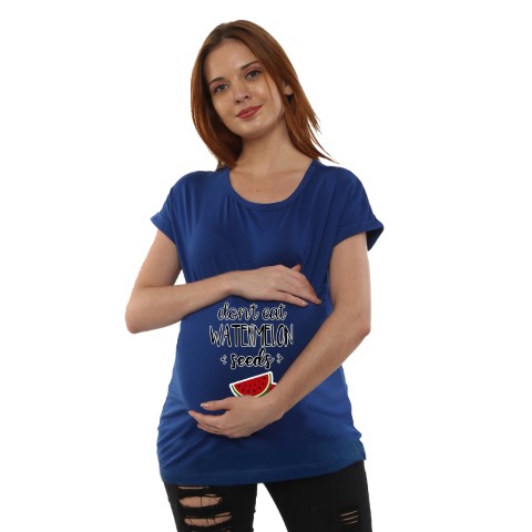 1 709 Women Pregnancy feeding Tshirt with Watermelon Printed Design
