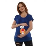 1 908 Women Pregnancy feeding Tshirt with Amma bene dosea Printed Design