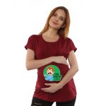 1 947 Women Pregnancy feeding Tshirt with Maa boroline Printed Design