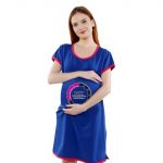 1a 299 Women Pregnancy feeding tunic top with Baby loading Printed Design