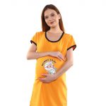 1a 354 Women Pregnancy feeding tunic top with Mummy to be Printed Design