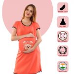 1b 27 Women Pregnancy feeding tunic top with Diwali release Printed Design