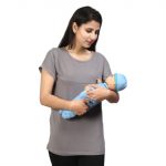 2 600 Women Pregnancy feeding Tshirt with Bump Ahaed Printed Design