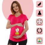 2 934 Women Pregnancy feeding Tshirt with Gayehath Printed Design