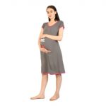 3 155 Women's Pregnancy Tunic Clothes Nightshirt Me mini me Printed Design