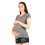 3 767 Women Pregnancy feeding Tshirt with MeMiniMe Printed Design