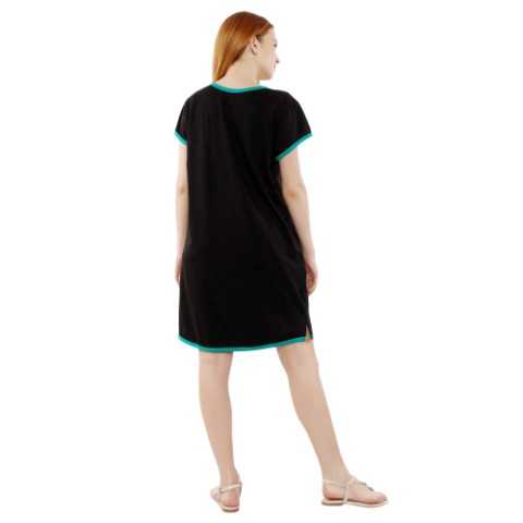 4 138 Women's Pregnancy Tunic Clothes Nightshirt with Amma Churumuri Printed Design
