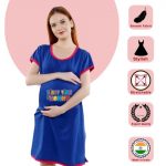 4 345 Women Pregnancy feeding tunic top with First time mommy Printed Design