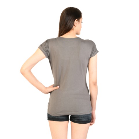 4 45 Women Pregnancy Tshirt with Lightssaber Duel Printed Design