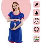 4 486 Women Pregnancy feeding tunic top with Idli Printed Design