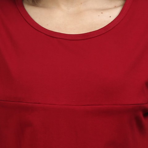 5 1040 Women Pregnancy feeding Tshirt with Flying baby zip Printed Design