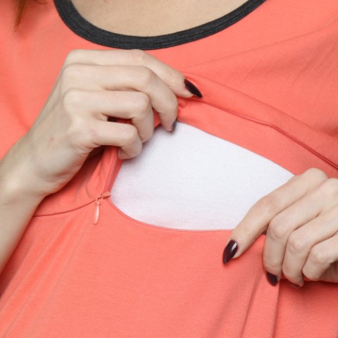 5 245 Women Pregnancy feeding tunic top with Diwali release Printed Design