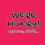 6 657 Women Pregnancy feeding Tshirt with We are hungry Printed Design