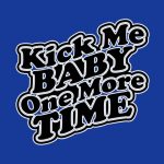 6 676 Women Pregnancy feeding Tshirt with Kick me baby one more time Printed Design