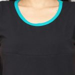 7 163 Women Pregnancy feeding tunic top with BabyInside Printed Design