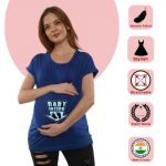 8 666 Women Pregnancy feeding Tshirt with Baby inside Printed Design